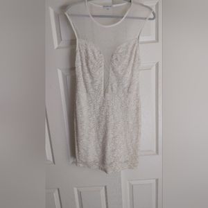 Bodycon Mesh Mini Dress